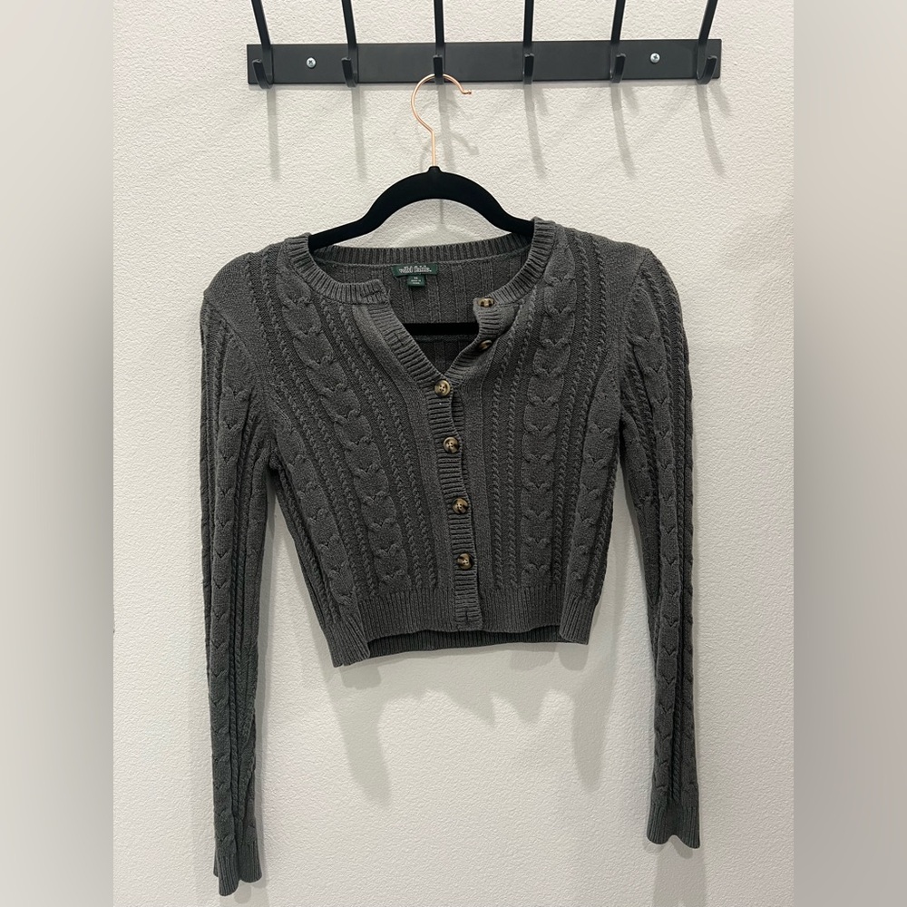 Women's Cable Knit Cardigan - Wild Fable